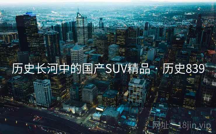 历史长河中的国产SUV精品 · 历史839  第2张